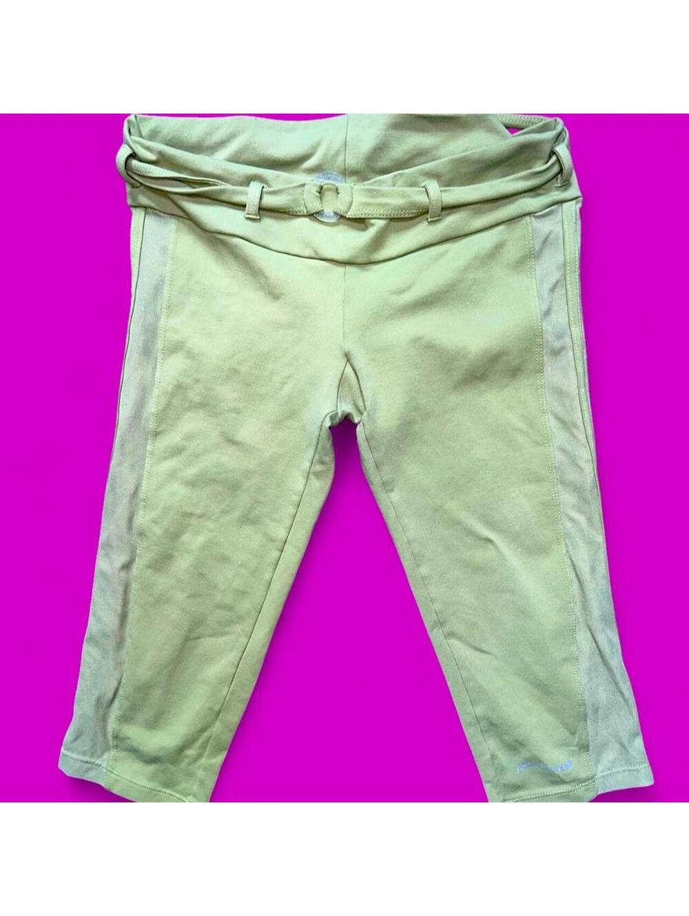 American Vintage Women's Green and Yellow Legging
